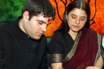 Maneka Gandhi refuses to comment on son Varun