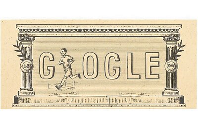 Google doodle celebrates 120th anniversary of first modern Olympic Games