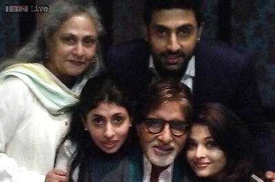 Amitabh Bachchan celebrates his 72nd birthday with family; son Abhishek shares family pictures