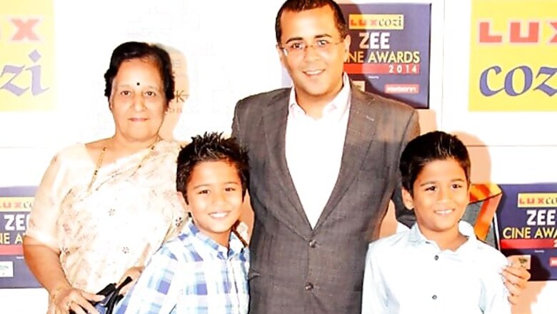 Snapshot: Meet Chetan Bhagat's twin sons Ishaan and Shyam