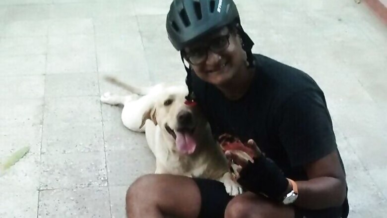 Man travels more than 500 kms on a bicycle to meet his dog