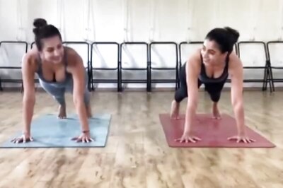 Watch: Malaika Arora Acing Plank Variations Casually in This Video will Take Your Breath Away