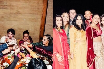 Priyanka Chopra, Nick Jonas Raise A Toast With Joe Jonas, Party With Preity Zinta; UNSEEN Photos Go Viral