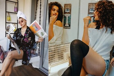 Taapsee Pannu Redefines Chic Comfy in Her Stay-at-home Photoshoot