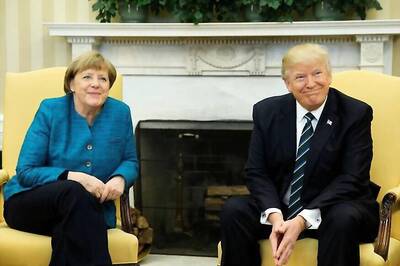 Donald Trump, Angela Merkel Hold First Face-to-Face Meeting at White House