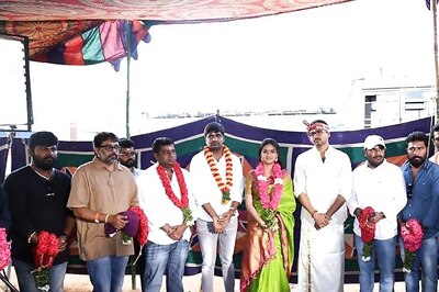 Photos: Vijay's 60th film begins with a pooja; Keerthy Suresh and Satish join in