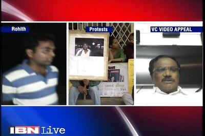 Rohith's family refuses to meet Hyderabad University VC, students step up protest