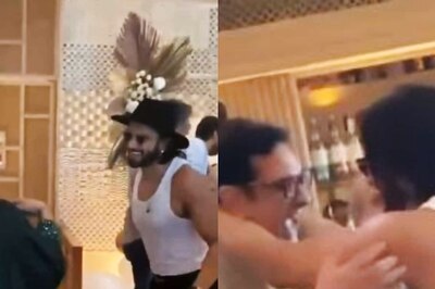 Ranveer Singh Shakes a Leg With His Family at Mom Anju Bhavnani's Birthday Bash; Watch Videos