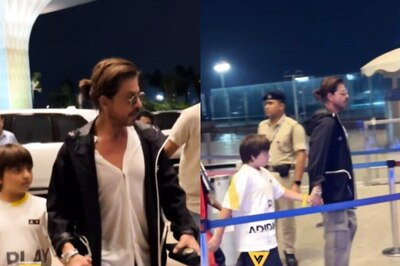 Shah Rukh Khan Holds AbRam's Hand As They Make Their Way To The Airport In Style; Watch Viral Video