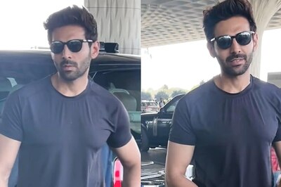 Kartik Aaryan Amps Up Airport Look In All Black Casual Wear, Leaves For Bhool Bhulaiyaa 3 Shoot; Watch