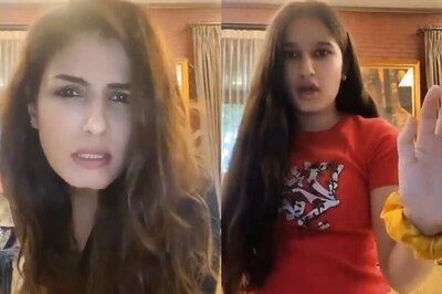 Raveena Tandon Tries New TikTok Filter, Goes Back to Being 15
