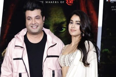 Janhvi Kapoor, Varun Sharma Kick Off Roohi's Promotional Tour in Delhi