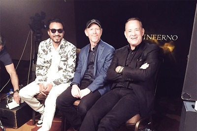Irrfan Khan, Tom Hanks Reunite for 'Inferno' Promotions