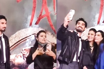 Kajol Hilariously Avoids Paps on Tadap Premiere, Takes Out Her Phone for Selfie With Ahan Shetty