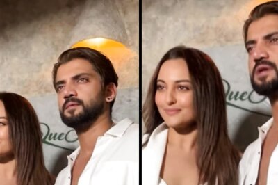 At Huma Qureshi's Birthday Bash, Lovebirds Sonakshi Sinha And Zaheer Iqbal Twin In White