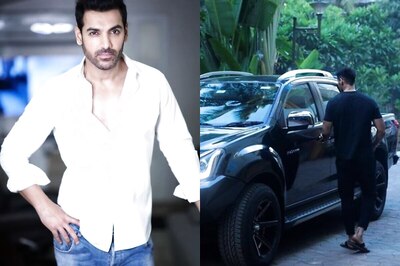 John Abraham Gets Photographed as He Begins Pathan Shoot