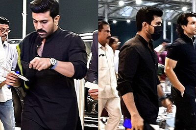 RRR at Oscars 2023: Ram Charan Leaves For US Bare Foot; Jr NTR, SS Rajamouli To Soon Follow?