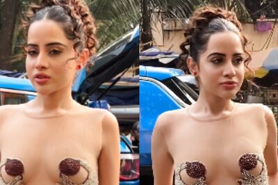 Uorfi Javed Steps Out In Sheer Top Designed With Hands-Holding Sweets To Cover Modesty; Netizens React