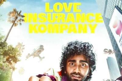 First Look Poster  Of Pradeep Ranganathan-starrer Love Insurance Kompany Out