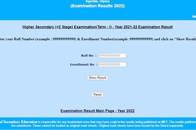 TSBE Tripura Board Term 1 Madhyamik, HS Results Declared at tbresults.tripura.gov.in