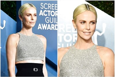 Charlize Theron Gives Maang Tikka a Tiffany Twist, Sports Diamond Bracelet to Cover Her Roots