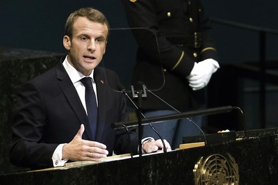 French President Macron Announces Separate Meetings at UN with Trump, Rouhani