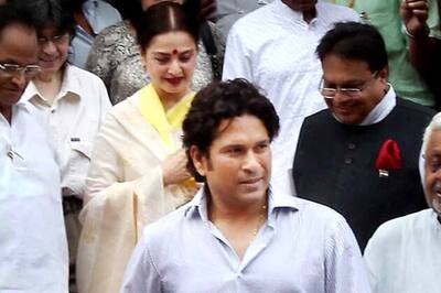 New MPs Sachin, Rekha take lessons from Pranab