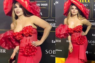 Rakhi Sawant Has A Major Oops Moment In Off-Shoulder Gown On IIFA Red Carpet; Video Goes Viral