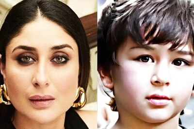 Kareena Kapoor Khan Turns Cheerleader for Taimur as He Climbs a Wall at Trampoline Park; Watch