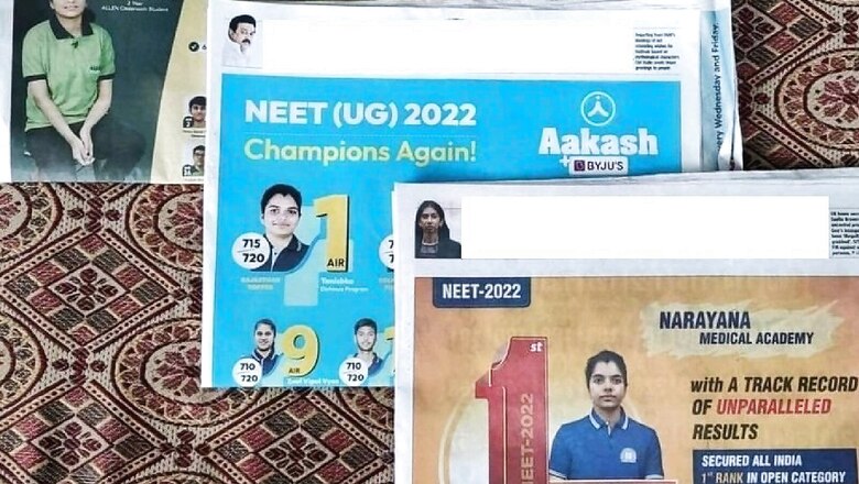Whose Topper? Coaching Institutes in Ad War to Grab Credit for Producing NEET AIR 1