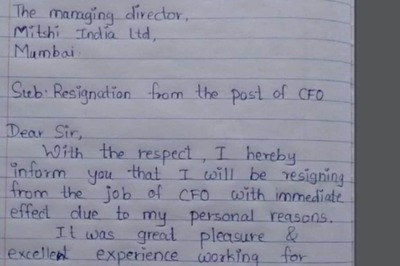 CFO Sends Resignation Letter Using A Page From Kid's Notebook