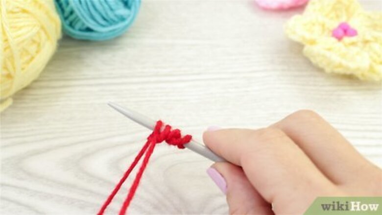 How to Knit Flower Petals