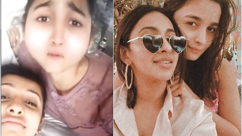BFFs Alia Bhatt, Akansha Ranjan Use Baby Filters as They Sing 'Mujhe Maaf Karna', Watch Video