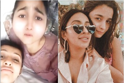 BFFs Alia Bhatt, Akansha Ranjan Use Baby Filters as They Sing 'Mujhe Maaf Karna', Watch Video