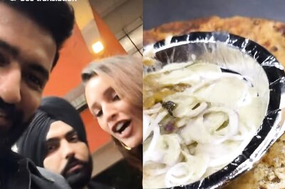 Vicky Kaushal, Triptii Dimri And Ammy Virk Enjoy Parantha In New Delhi While Promoting Bad Newz; Pics
