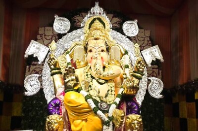 First Look Of GSB Seva Mandal’s Ganesh Idol Out; 66 Kg Gold, 336 Kg Silver Ornaments Major Highlights | Video