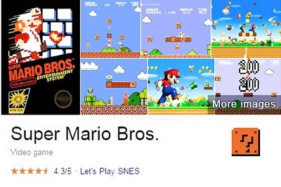 Google for 'Super Mario Bros,' there's an Easter Egg waiting