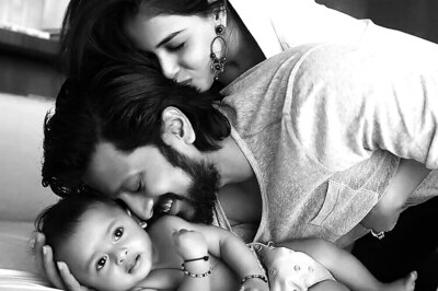 On Vilasrao Deshmukh's 70th birth anniversary, Riteish Deshmukh shares adorable pictures of his six-month-old son Riaan
