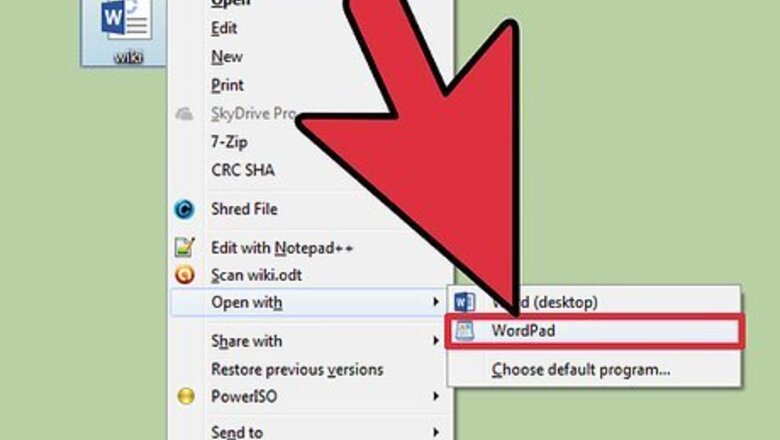 How to Convert Odt to Word