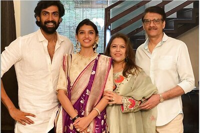 In Pics: Rana Daggubati and Miheeka Bajaj's Dussehra Celebrations with family