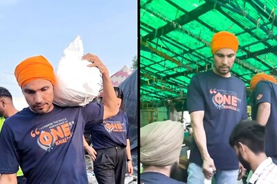 Randeep Hooda Distributes Relief Kits In Flood-Hit Haryana With Girlfriend Lin Laishram