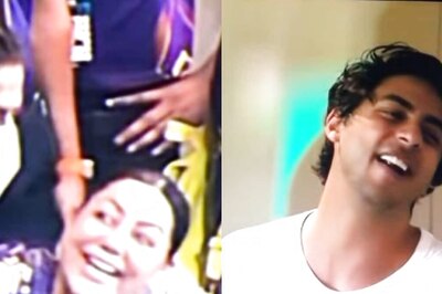 Gauri Khan Cracks Up As Aryan Khan Is Captured Smiling On Giant Screen During IPL Finals | Watch Video