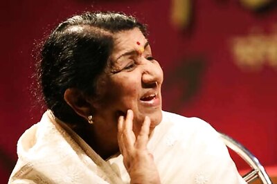 Is 'Blue Mountain' based on the Lata-Vani spat?