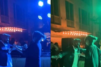 Pathaan: Vaibhavi Merchant, Bosco Martis Groove to Besharam Rang During Shah Rukh Khan's Film's Screening