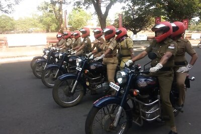 Kerala Police Women Bike Squad Riding Royal Enfield Motorcycles Help Citizens During Covid-19 Lockdown