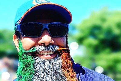 Grin And Beard It: Meet Shanti Priya Goyal, Whose Face Has Become An Unlikely Draw at The T20 World Cup
