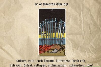 10 of Swords Tarot Meaning