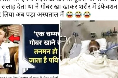 Viral Photo Claims Doctor Who Ate Cow Dung Got Infection. Here's Complete Truth