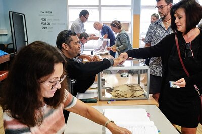 French Voters Propel Far-Right National Rally to Strong Lead In First-Round Legislative Polls