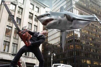 'Sharknado 2' creates feeding frenzy on Twitter, record audience for Syfy